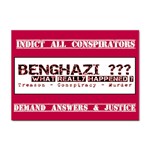 BENGHAZI - NEVER FORGET - XL Sticker A4 (10 pack)
