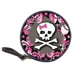 Pink Bow Skull Classic 20-CD Wallet