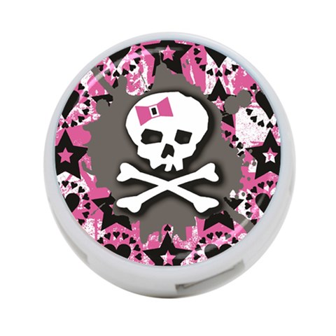 Pink Bow Skull 4 Front