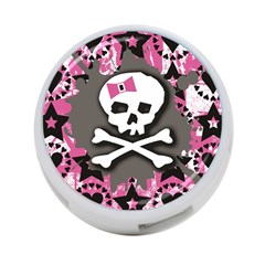 Pink Bow Skull 4 Front