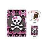 Pink Bow Skull Playing Cards (Mini)