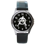 Anarchy Round Metal Watch