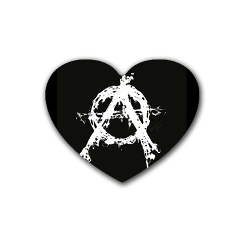 Anarchy Heart Coaster (4 pack) from ArtsNow.com Front