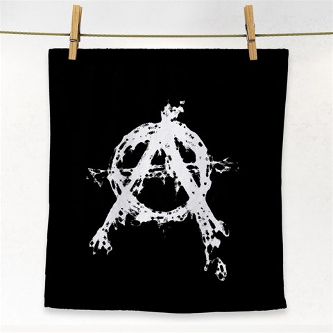 Anarchy Face Towel from ArtsNow.com Front