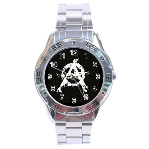 Anarchy Stainless Steel Analogue Men’s Watch from ArtsNow.com Front