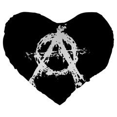 Anarchy 19  Premium Heart Shape Cushion from ArtsNow.com Front
