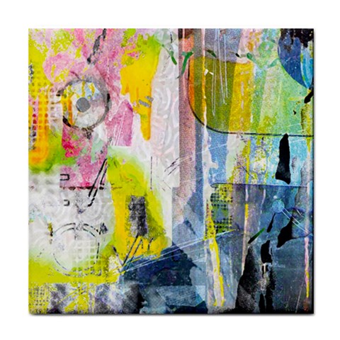 Graffiti Graphic Tile Coaster from ArtsNow.com Front