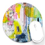 Graffiti Graphic Round Mousepad