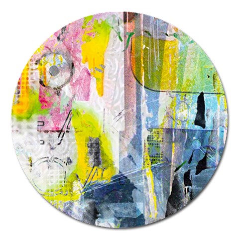 Graffiti Graphic Magnet 5  (Round) from ArtsNow.com Front