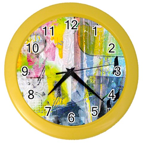 Graffiti Graphic Color Wall Clock from ArtsNow.com Front