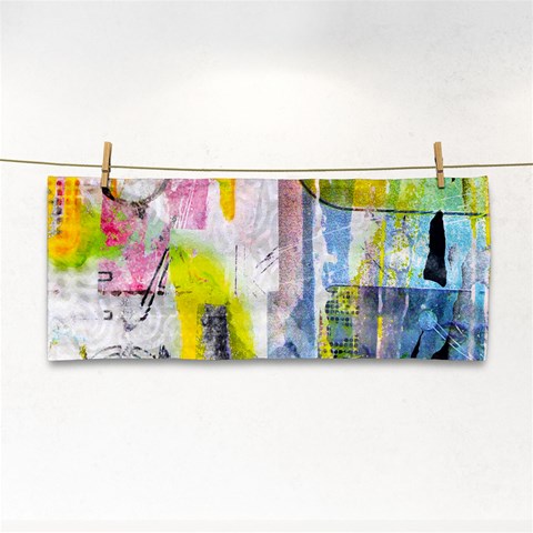 Graffiti Graphic Hand Towel from ArtsNow.com Front