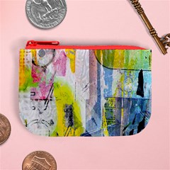 Graffiti Graphic Mini Coin Purse from ArtsNow.com Front
