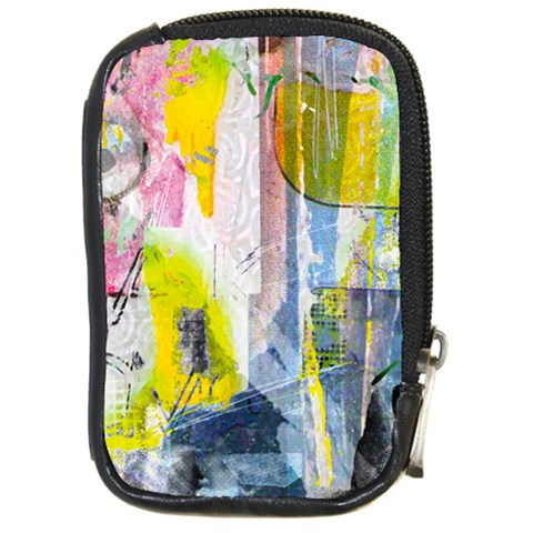 Graffiti Graphic Compact Camera Leather Case from ArtsNow.com Front