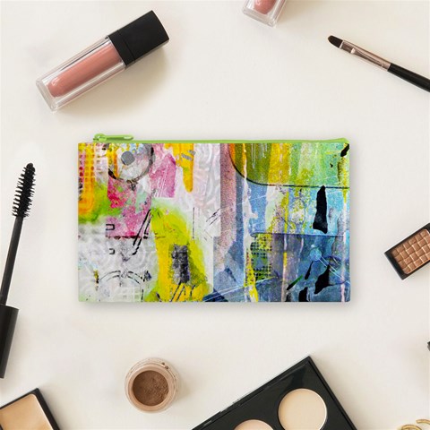 Graffiti Graphic Cosmetic Bag (Small) from ArtsNow.com Front