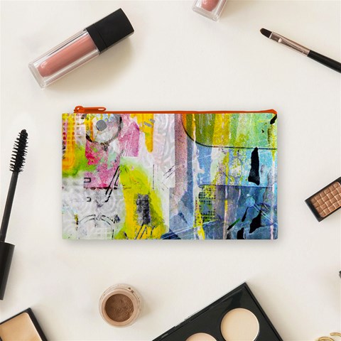 Graffiti Graphic Cosmetic Bag (Small) from ArtsNow.com Front