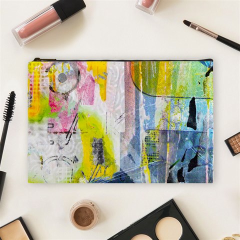 Graffiti Graphic Cosmetic Bag (Large) from ArtsNow.com Front