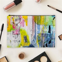 Graffiti Graphic Cosmetic Bag (Large) from ArtsNow.com Front