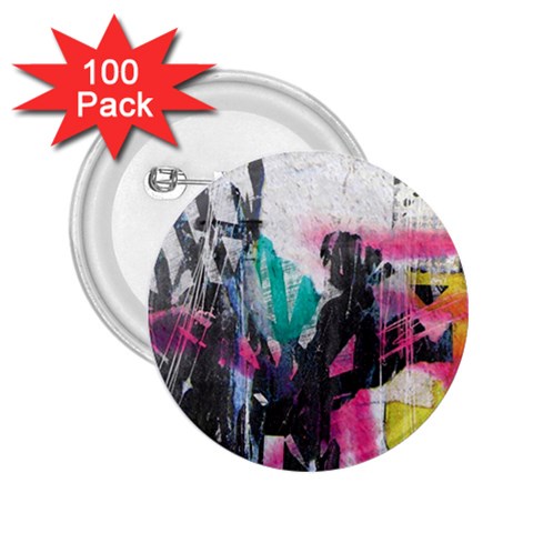 Graffiti Grunge 2.25  Button (100 pack) from ArtsNow.com Front