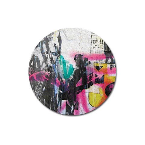 Graffiti Grunge Magnet 3  (Round) from ArtsNow.com Front