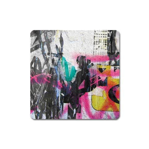 Graffiti Grunge Magnet (Square) from ArtsNow.com Front