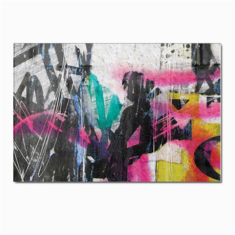 Graffiti Grunge Postcard 4 x 6  (Pkg of 10) from ArtsNow.com Front