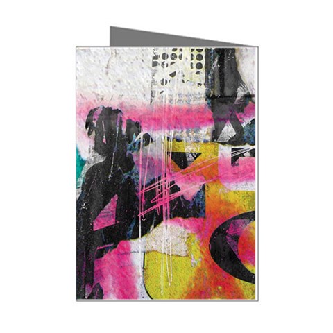 Graffiti Grunge Mini Greeting Cards (Pkg of 8) from ArtsNow.com Left