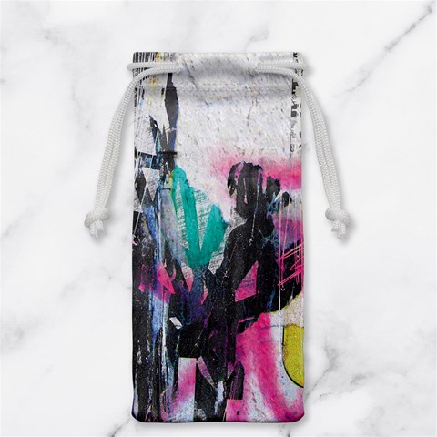 Graffiti Grunge Jewelry Bag from ArtsNow.com Front