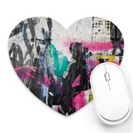 Graffiti Grunge Mousepad (Heart)