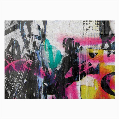 Graffiti Grunge Glasses Cloth (Large, Two Sides) from ArtsNow.com Front