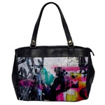 Graffiti Grunge Oversize Office Handbag (One Side)