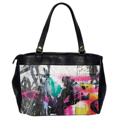 Graffiti Grunge Oversize Office Handbag (Two Sides) from ArtsNow.com Back