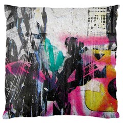 Graffiti Grunge Large Cushion Case (Two Sides) from ArtsNow.com Back
