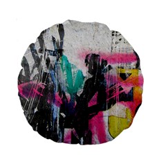 Graffiti Grunge 15  Premium Round Cushion  from ArtsNow.com Front