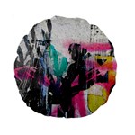 Graffiti Grunge 15  Premium Round Cushion 