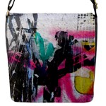 Graffiti Grunge Flap closure messenger bag (Small)