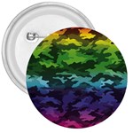 Rainbow Camouflage 3  Button