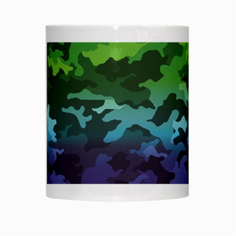 Rainbow Camouflage White Mug from ArtsNow.com Center
