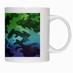 Rainbow Camouflage White Mug from ArtsNow.com Right