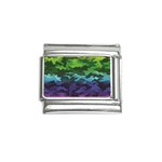 Rainbow Camouflage Italian Charm (9mm)