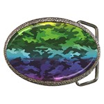 Rainbow Camouflage Belt Buckle