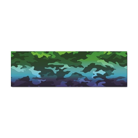 Rainbow Camouflage Sticker (Bumper) from ArtsNow.com Front