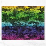 Rainbow Camouflage Jigsaw Puzzle (Rectangular)