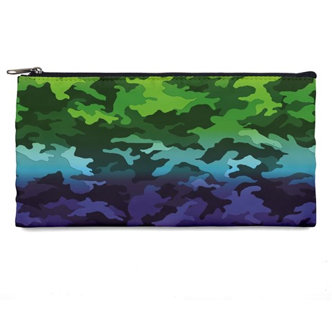 Rainbow Camouflage Pencil Case from ArtsNow.com Front