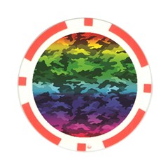 Rainbow Camouflage Poker Chip Card Guard (10 pack) from ArtsNow.com Back