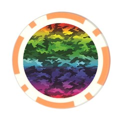 Rainbow Camouflage Poker Chip Card Guard (10 pack) from ArtsNow.com Back