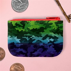 Rainbow Camouflage Mini Coin Purse from ArtsNow.com Back