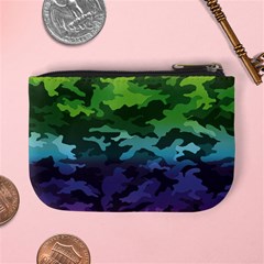 Rainbow Camouflage Mini Coin Purse from ArtsNow.com Back