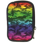 Rainbow Camouflage Compact Camera Leather Case
