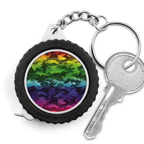Rainbow Camouflage Measuring Tape from ArtsNow.com Front