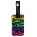Rainbow Camouflage Luggage Tag (one side)